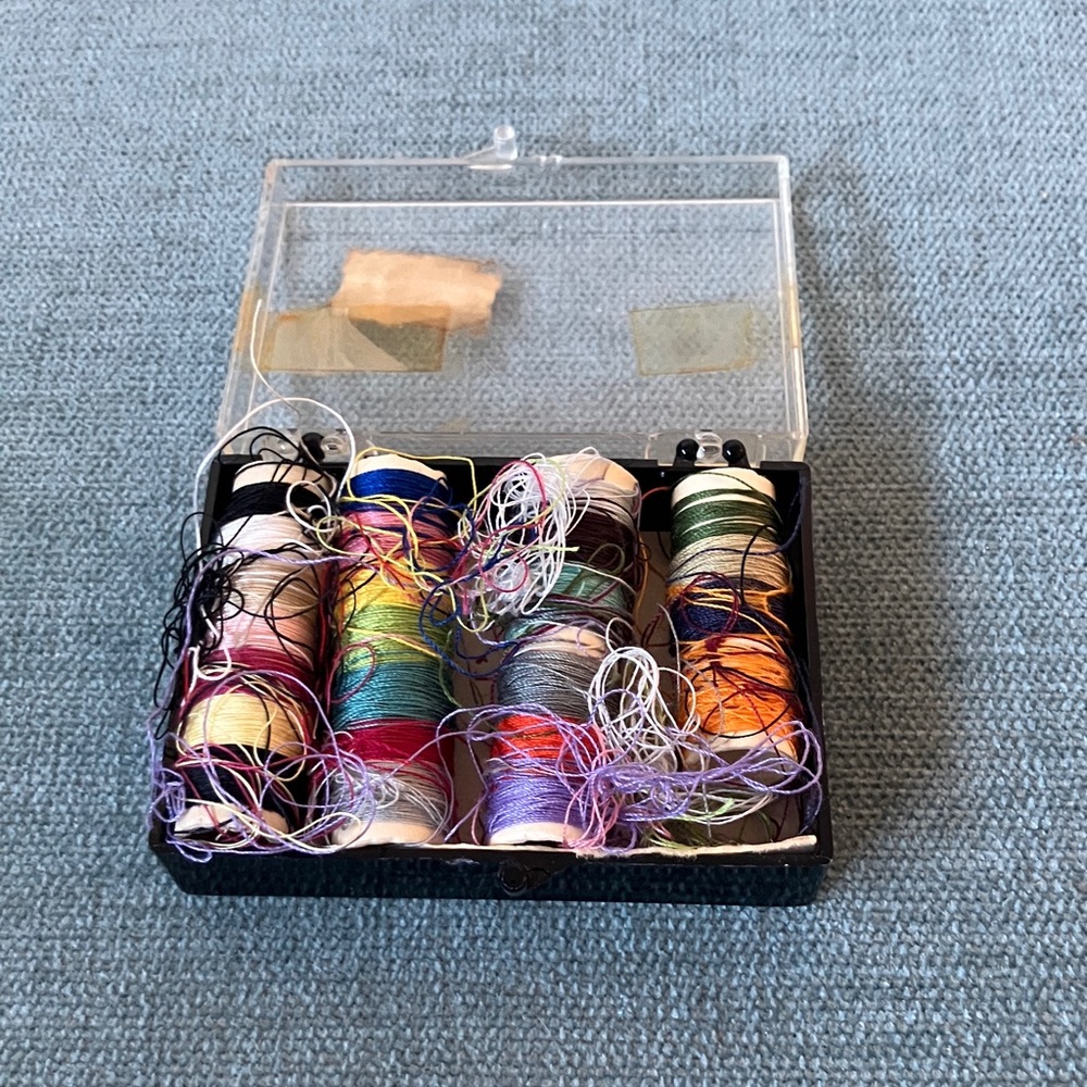 Container of Threads, Various Colors - Picture 2 of 3